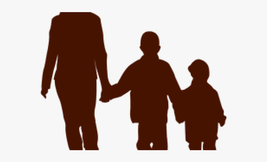 Mother Son Walking Tattoo, Transparent Clipart