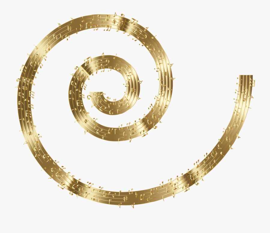 Gold,material,metal - Gold Spiral Transparent Background, Transparent Clipart