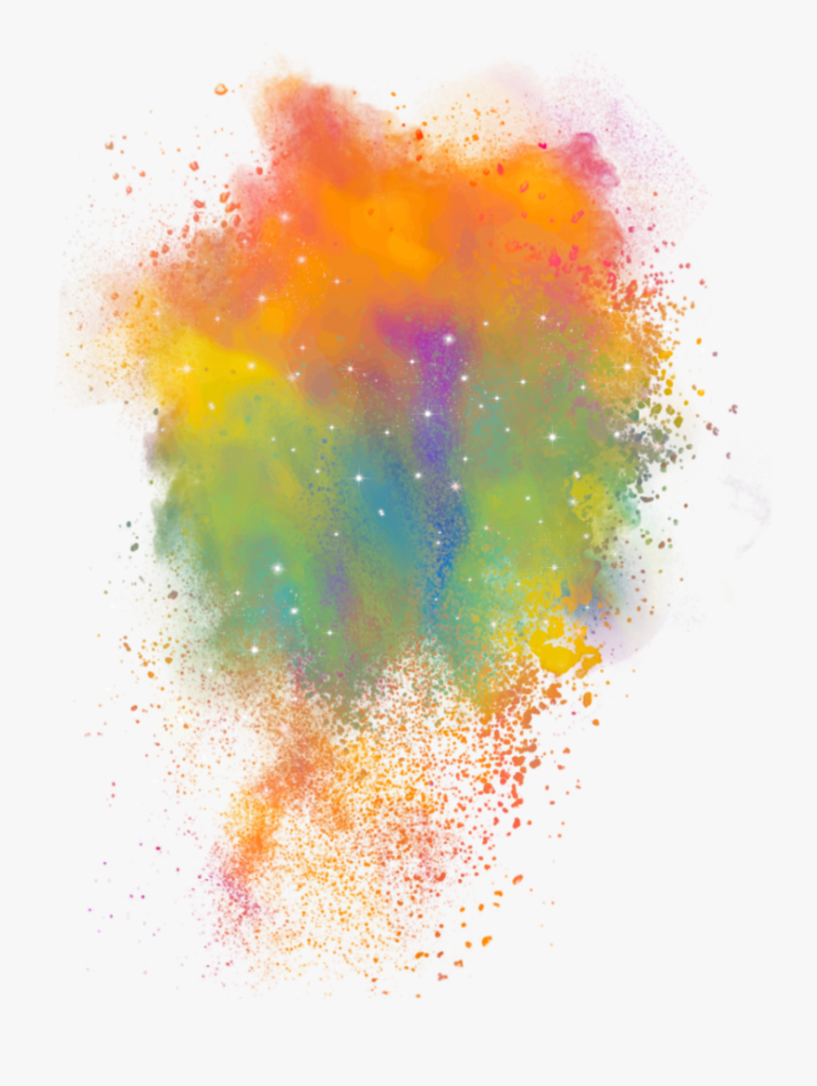 Portable Network Graphics Watercolor Painting Image - Holi Face Color Png, Transparent Clipart