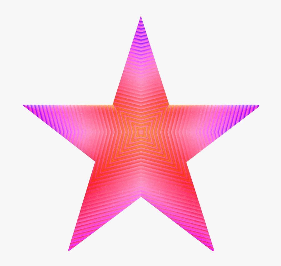 Purple And Green Star, Transparent Clipart