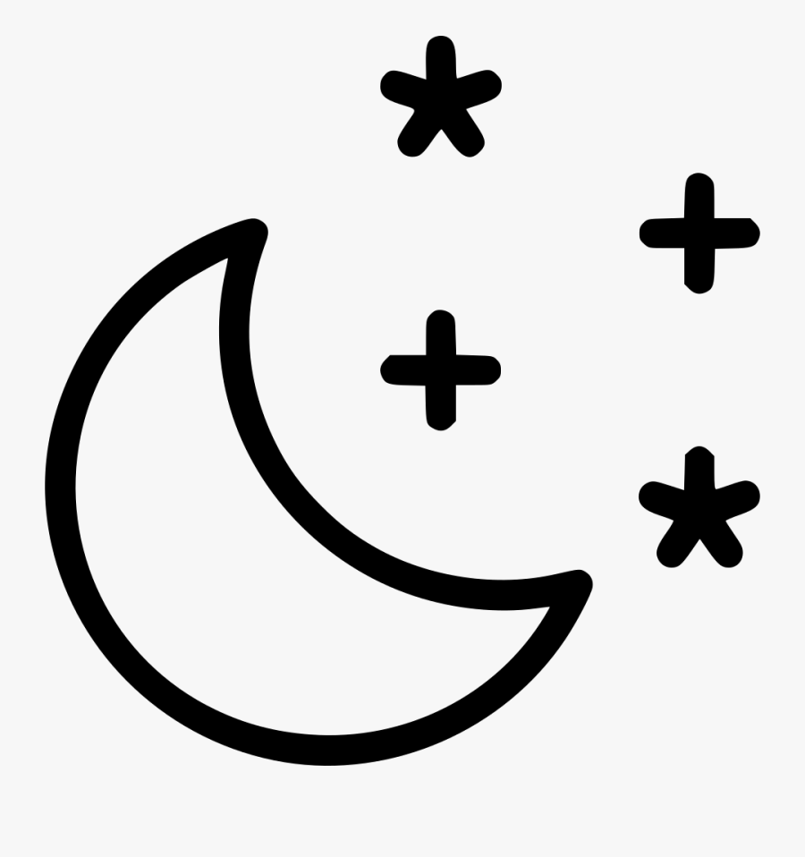 Stars Star Sky Comments - Ocr B Bold Font, Transparent Clipart