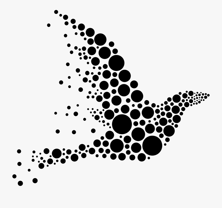 Clipart Circle Bird - Psychedelic Bird Png, Transparent Clipart