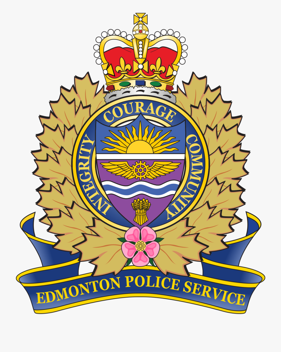 Police Icon Png - Edmonton Police Service Badge, Transparent Clipart