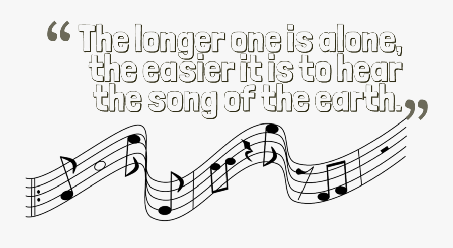 Alone Quotes Png Background Image - Music Notes Clipart Png, Transparent Clipart