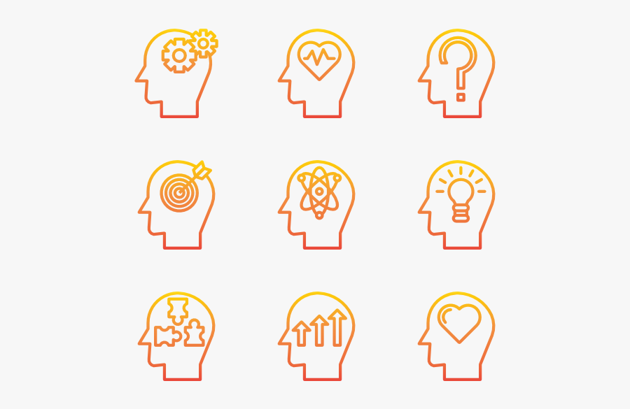 Icons Free Human Mind, Transparent Clipart