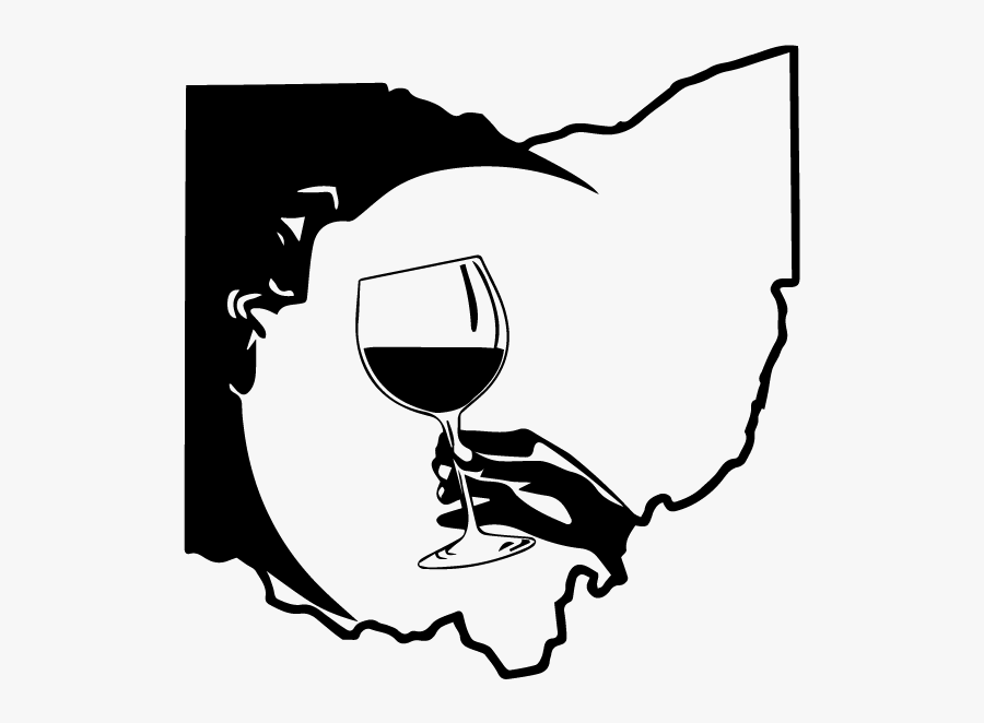 Alcohol Drawing Cool - Wine Glass Drawing Transparent Back, Transparent Clipart