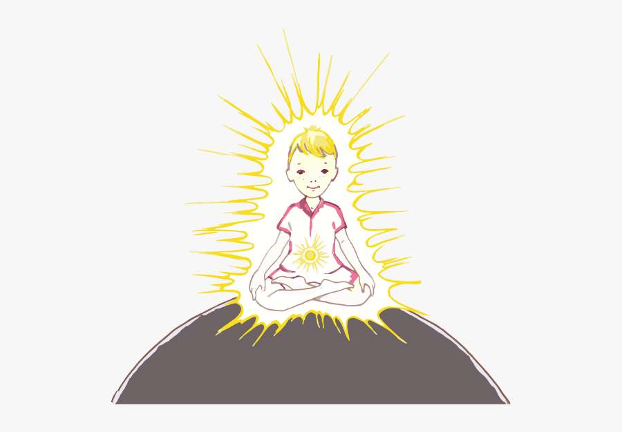 Relaxing Clipart Mindful Breathing - Illustration, Transparent Clipart