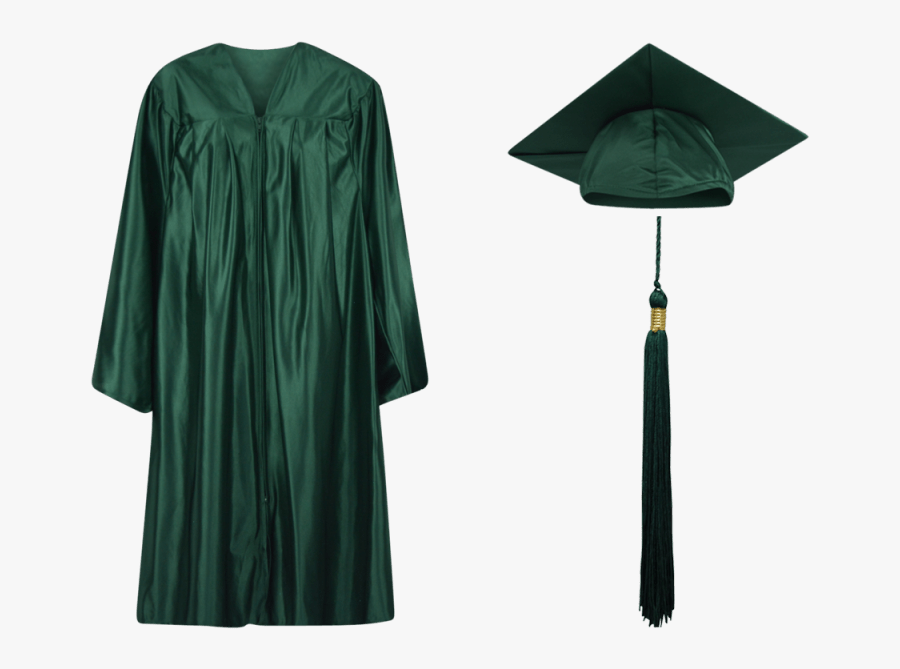 Graduation Green Toga Png, Transparent Clipart