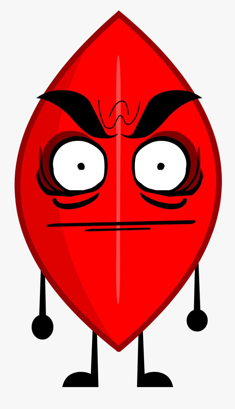 Bfsp Portrait Evilleafy - Evil Leafy Vs Leafy, Transparent Clipart