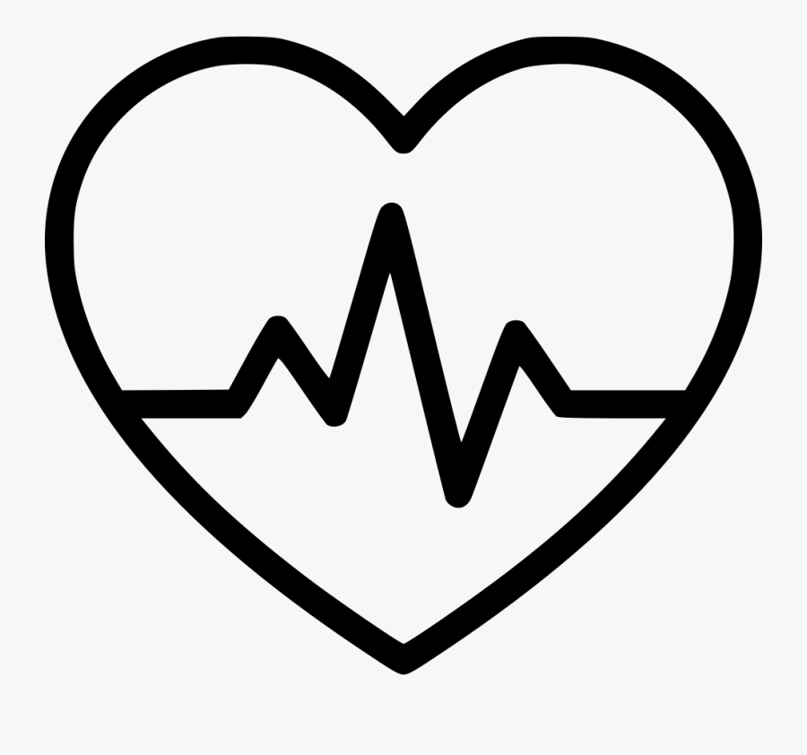 Heartbeat Ol Comments - Heart Beat Black And White, Transparent Clipart