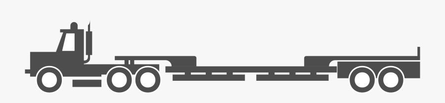 Rgn Trailer Shipping Services - Gooseneck Trailer Clip Art, Transparent Clipart