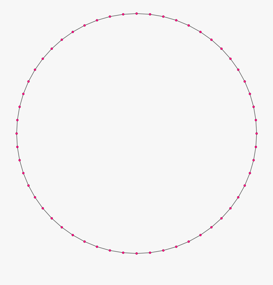 Regular Polygon - 16 Sided Polygon In Circle, Transparent Clipart
