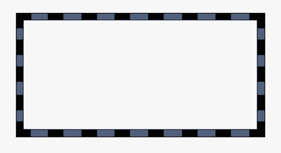 Blue,picture Frame,square - Cool Rectangle Borders, Transparent Clipart
