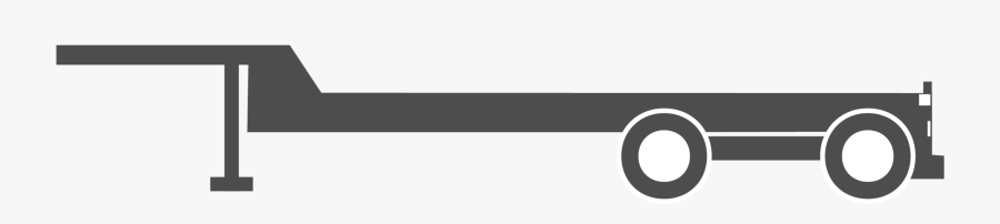 Transporting Step Deck Trailers - Coffee Table, Transparent Clipart