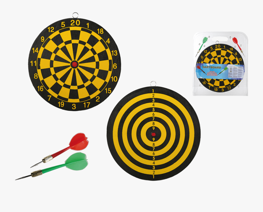 Dartboard Png -circle Shapes Objects Clipart, Hd Png - Yellow And Black Dart Board, Transparent Clipart