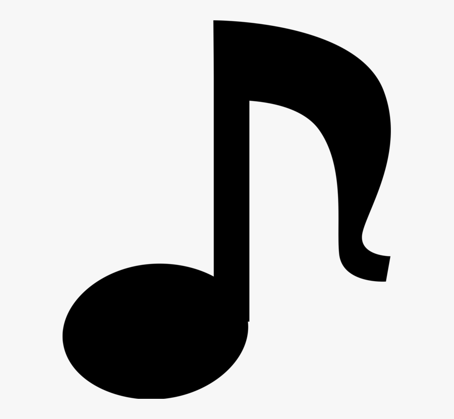 Angle,monochrome Photography,symbol - Shape Of Musical Notes, Transparent Clipart