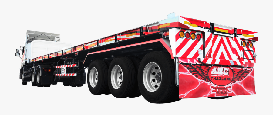 Trailer Truck, Transparent Clipart