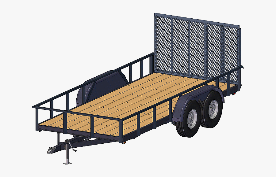 6"10 - Homemade 6x10 Trailer, Transparent Clipart