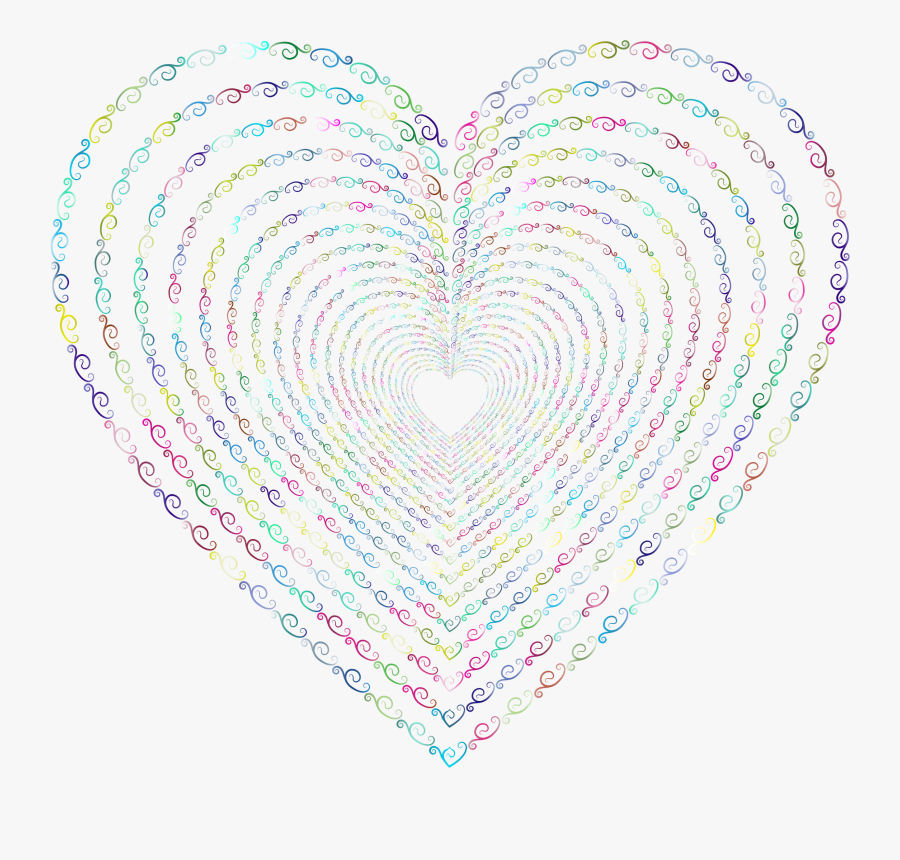 This Free Icons Png Design Of Prismatic Vintage- - Heart, Transparent Clipart
