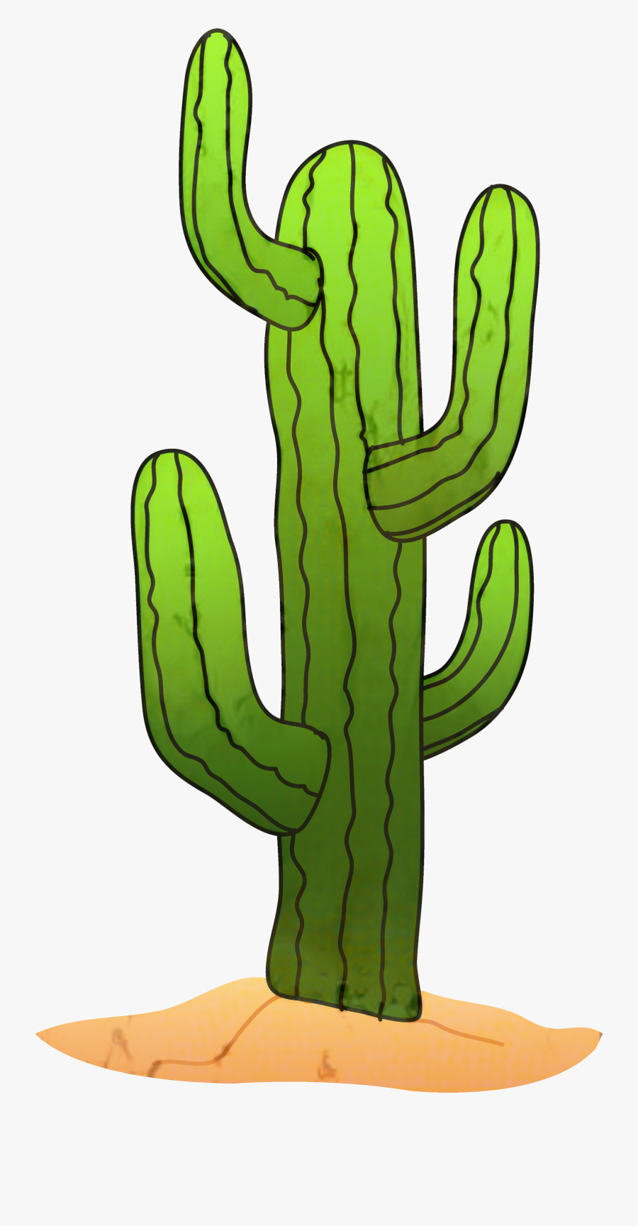 Cactus Clip Art Saguaro Portable Network Graphics Image - Transparent Background Cactus Clipart Transparent, Transparent Clipart