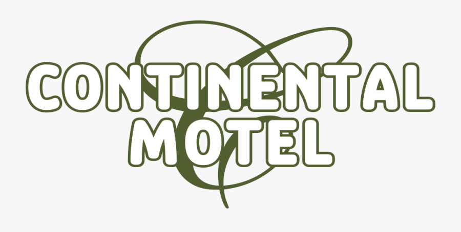 Continental Motel - Calligraphy, Transparent Clipart