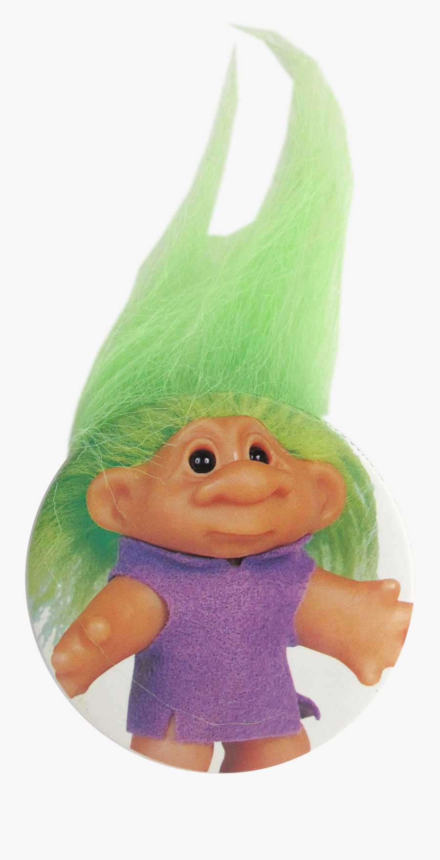 Transparent Troll Hair Png - Transparent Green Troll, Transparent Clipart