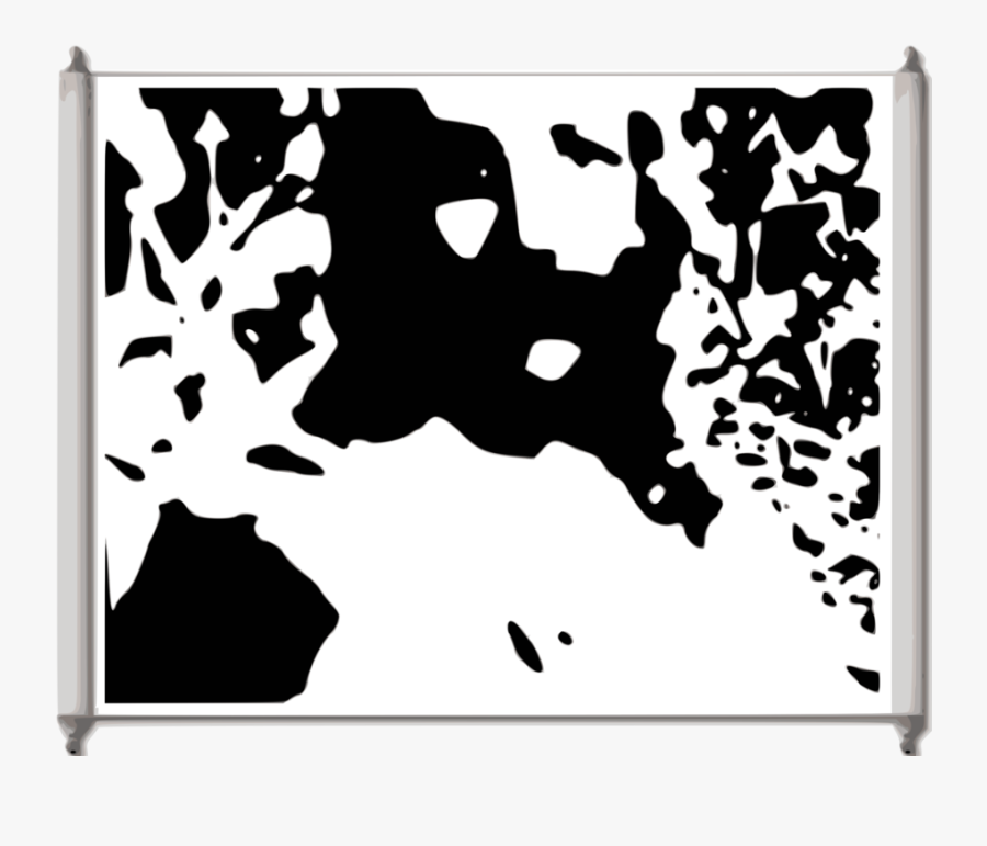 Visual Arts,stencil,silhouette - Jesus Face In The Snow, Transparent Clipart