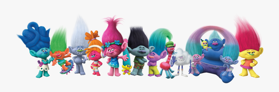 Transparent Trolls Characters Png - Trolls Png, Transparent Clipart