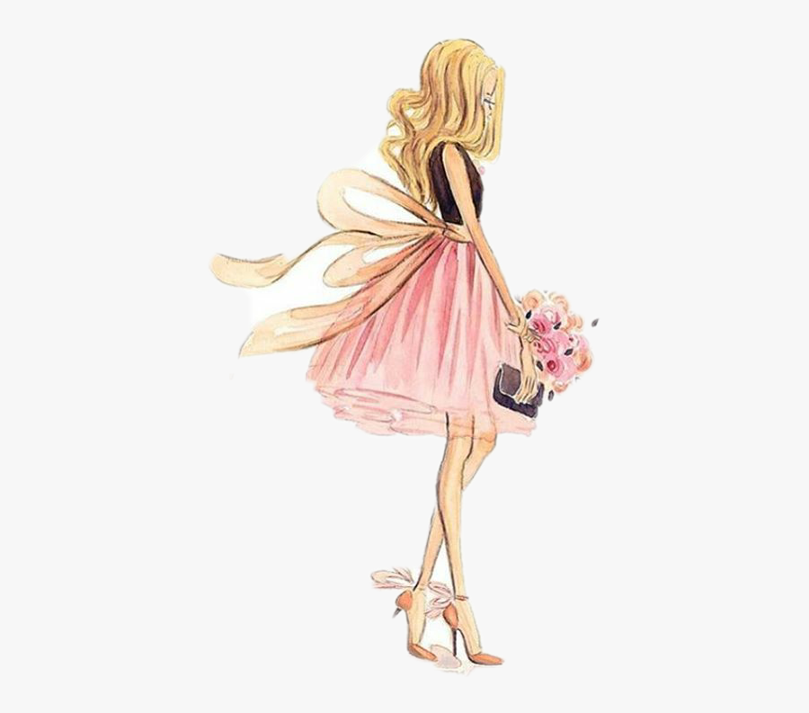 Fashion Simple Cartoon Sketch, Transparent Clipart