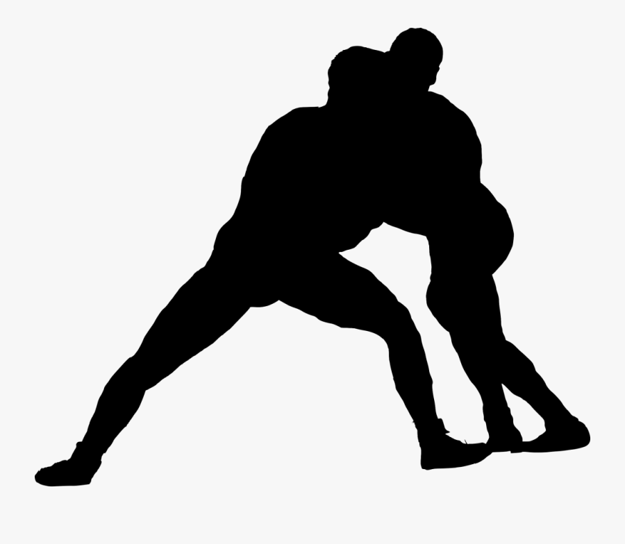 Wrestling Silhouette Transparent, Transparent Clipart