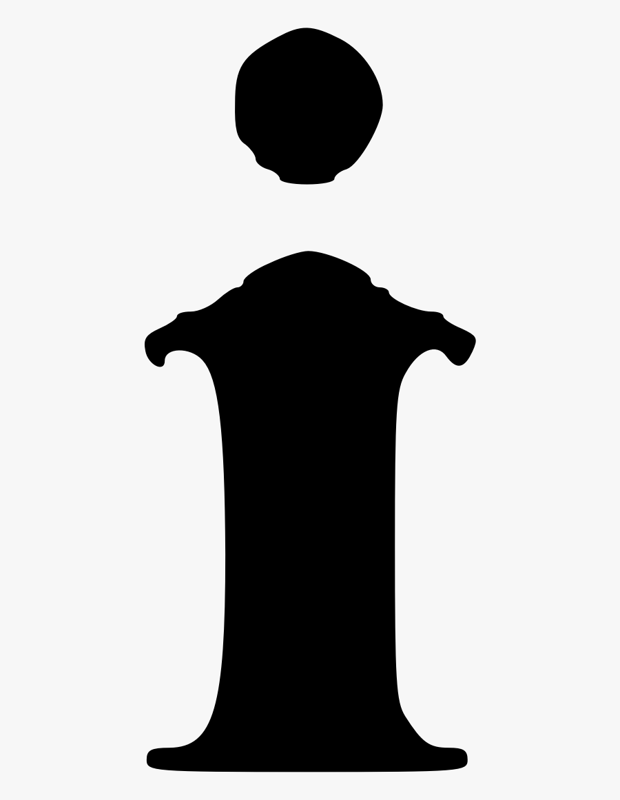 Silhouette Neck White Clip Art - Silhouette, Transparent Clipart