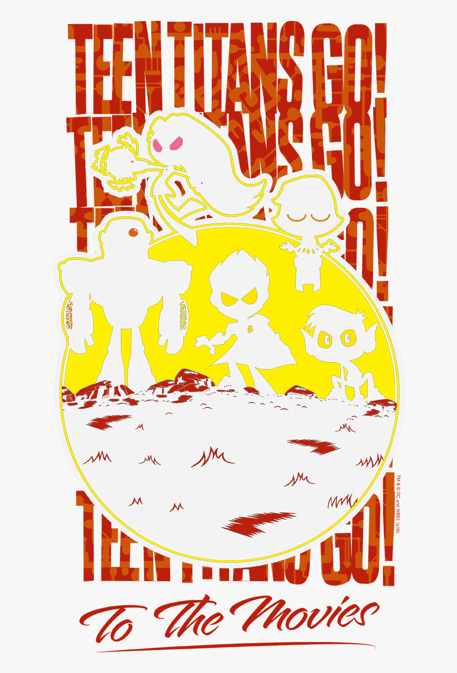 Teen Titans Go Silhouette, Transparent Clipart