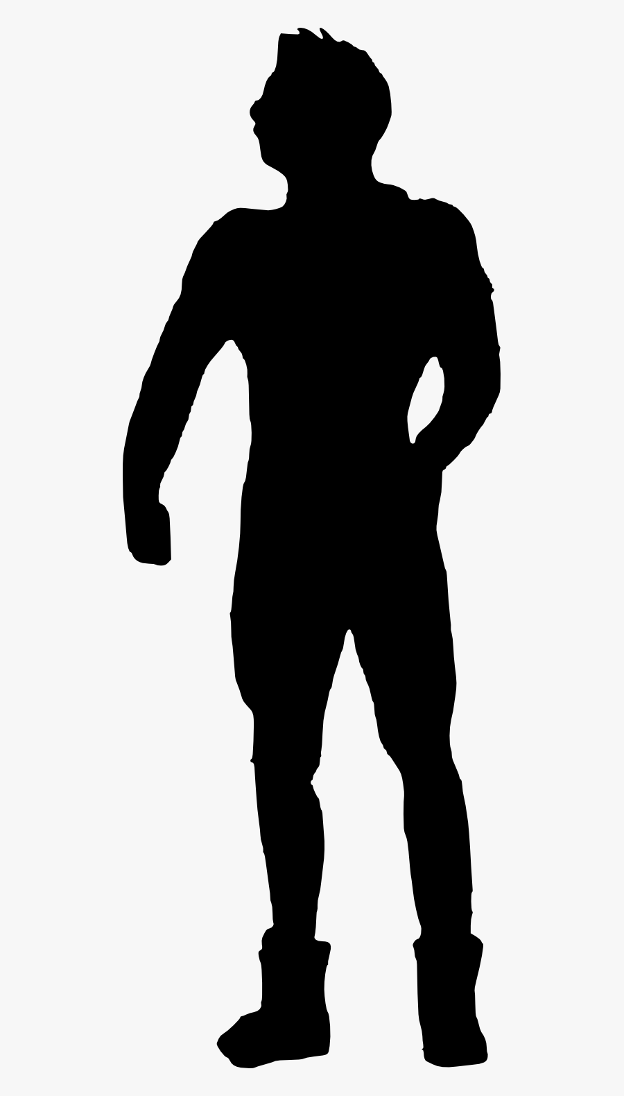 Silhouette Clip Art - Cowboy Hat Man Silhouette Vector, Transparent Clipart