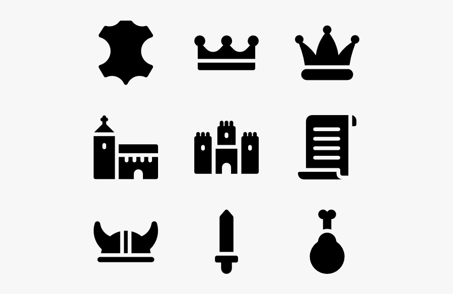 Medieval - Icons Medieval Png, Transparent Clipart