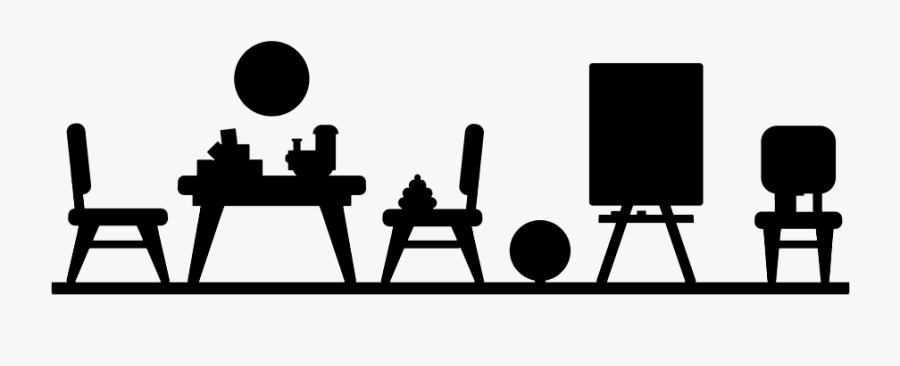 School Silhouette - Transparent School Silhouette, Transparent Clipart