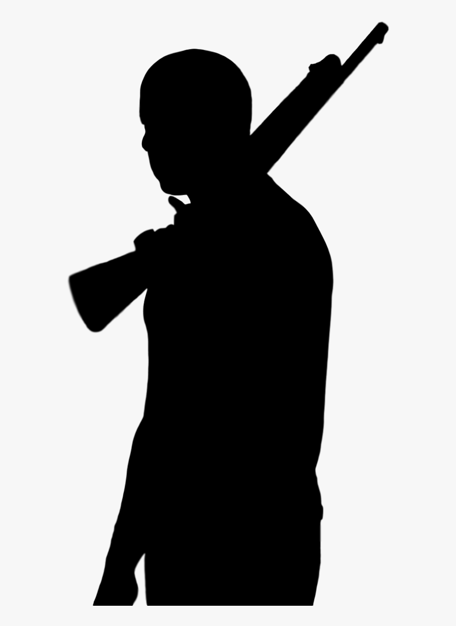 Soldier Silhouette - Silhouette, Transparent Clipart