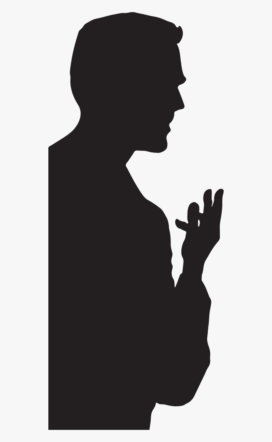 Transparent Abstract People Clipart Silhouette - Silhouette, Transparent Clipart