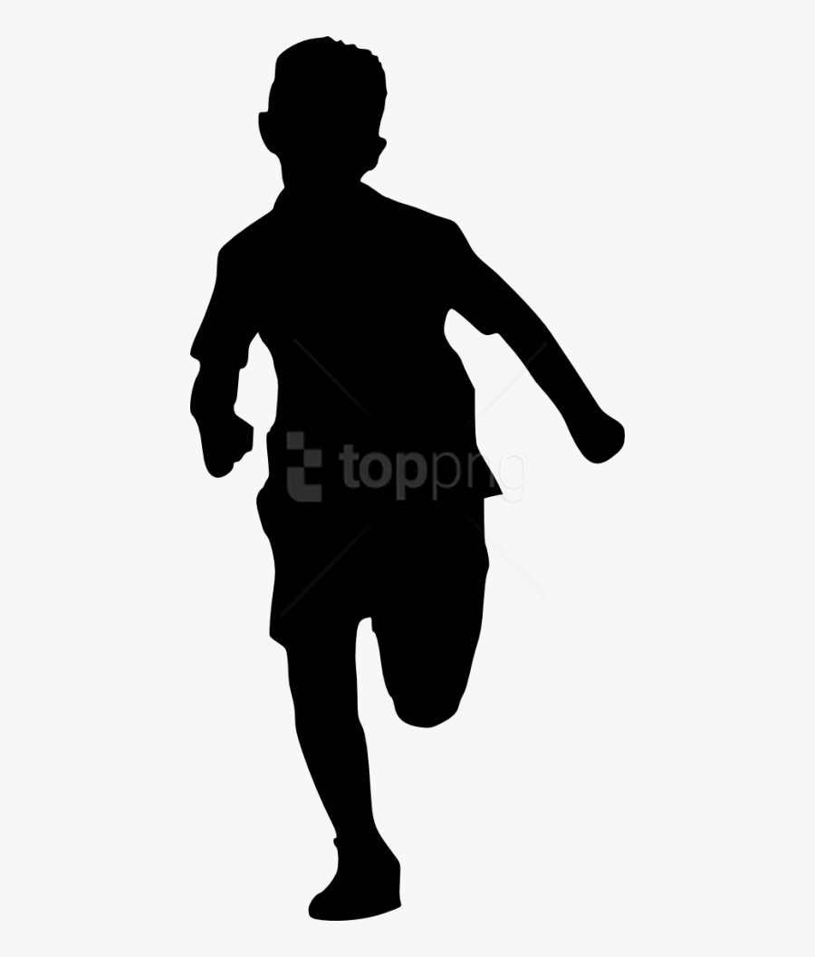 Kids Silhouette Png - Person Standing Silhouette Png, Transparent Clipart