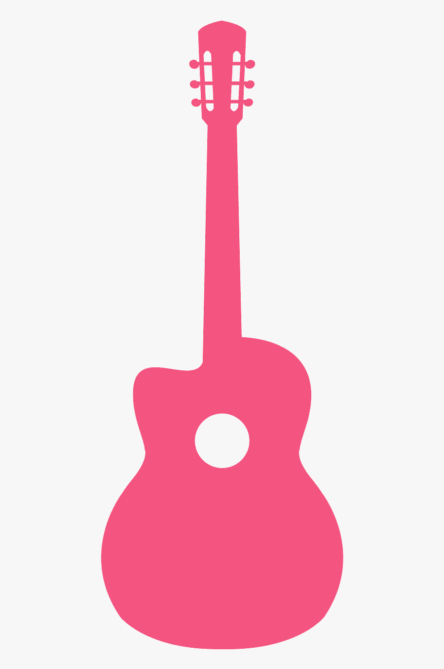 Silueta De Guitarra, Transparent Clipart