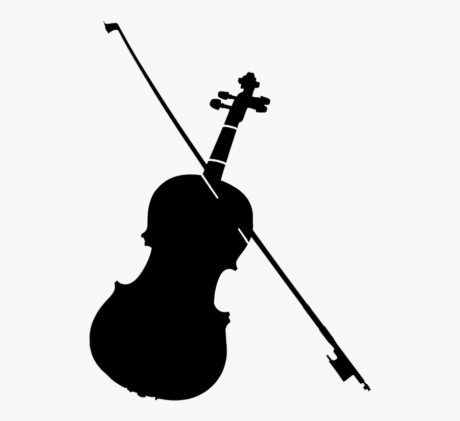 Transparent Guitar Silhouette Png - Transparent Background Violin Clipart, Transparent Clipart