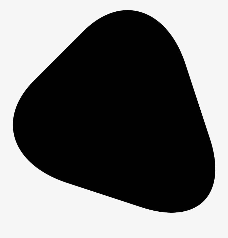 Guitar Pick Silhouette - Plumillas De Guitarra Png, Transparent Clipart
