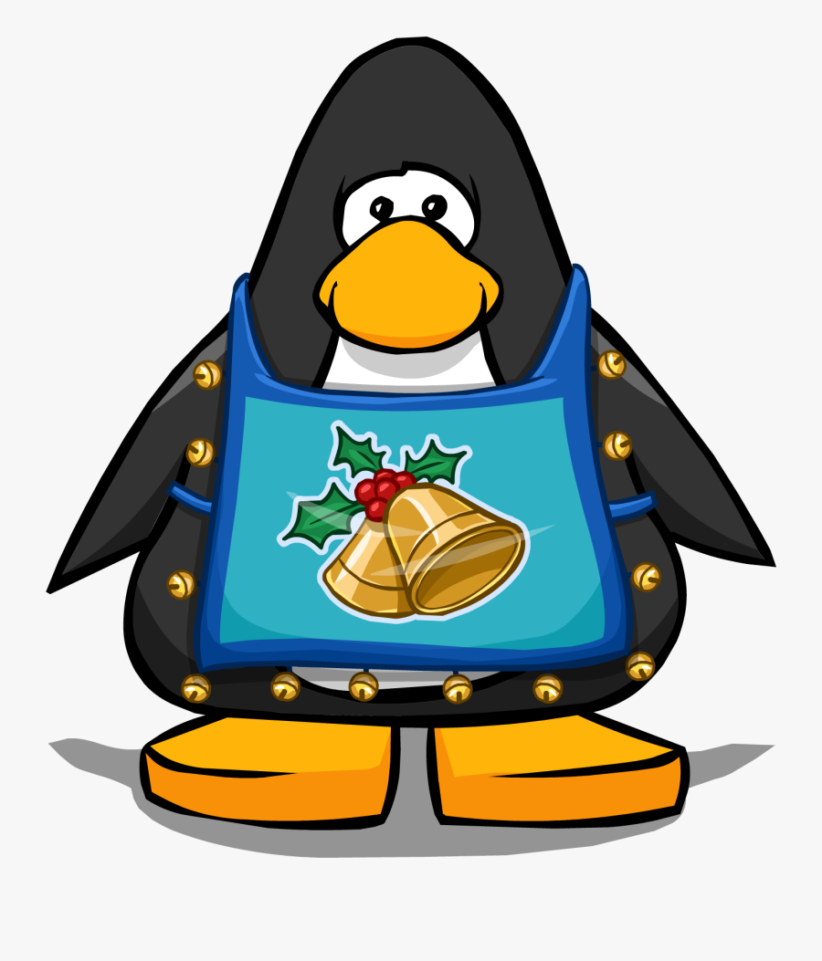 Jingle Apron Player Card, Transparent Clipart