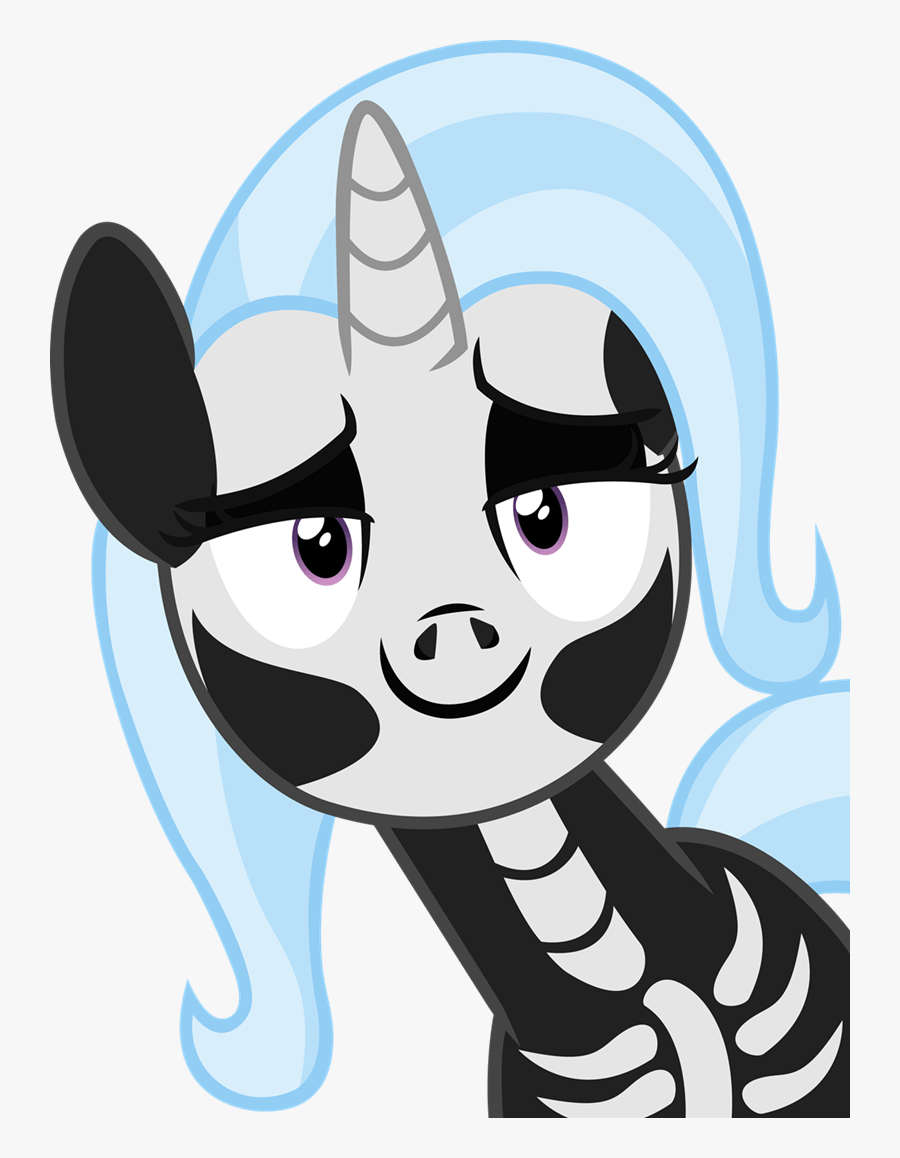 My Little Brony Pony - Pony Skeleton Vector, Transparent Clipart