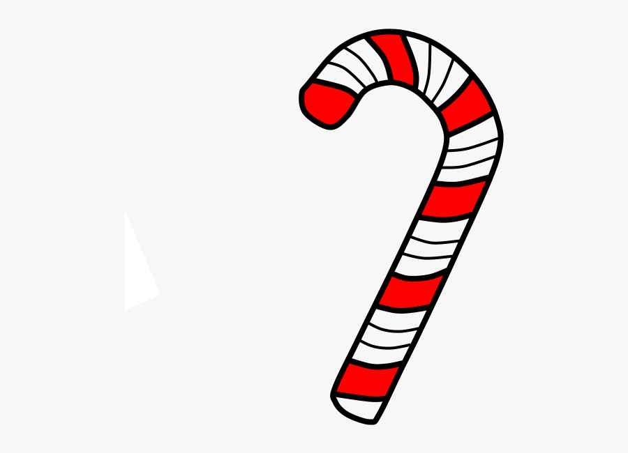 Transparent Candy Cane Png - Rainbow Candy Cane Clipart, Transparent Clipart