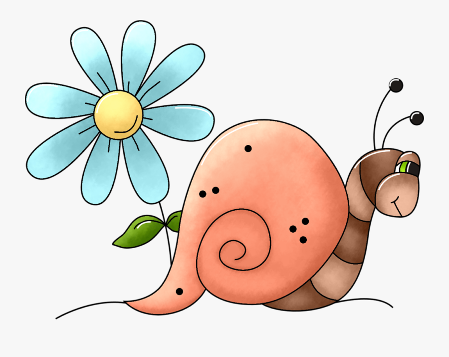 Фото, Автор Glitterdoll На Яндекс - Snail With Flower Clipart, Transparent Clipart