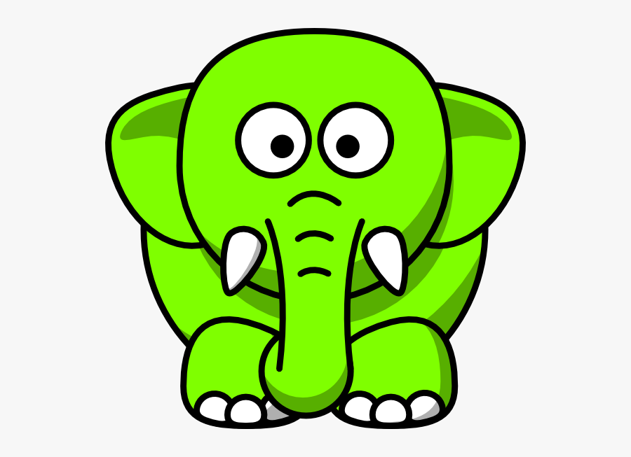 Cartoon Elephant Clipart, Transparent Clipart