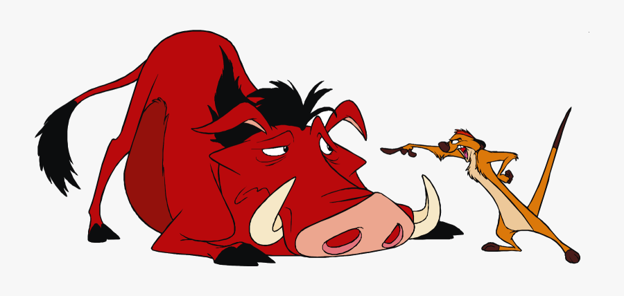 Timon And Pumbaa Cartoon Character, Timon And Pumbaa - Pumba And Timon Images Clipart, Transparent Clipart
