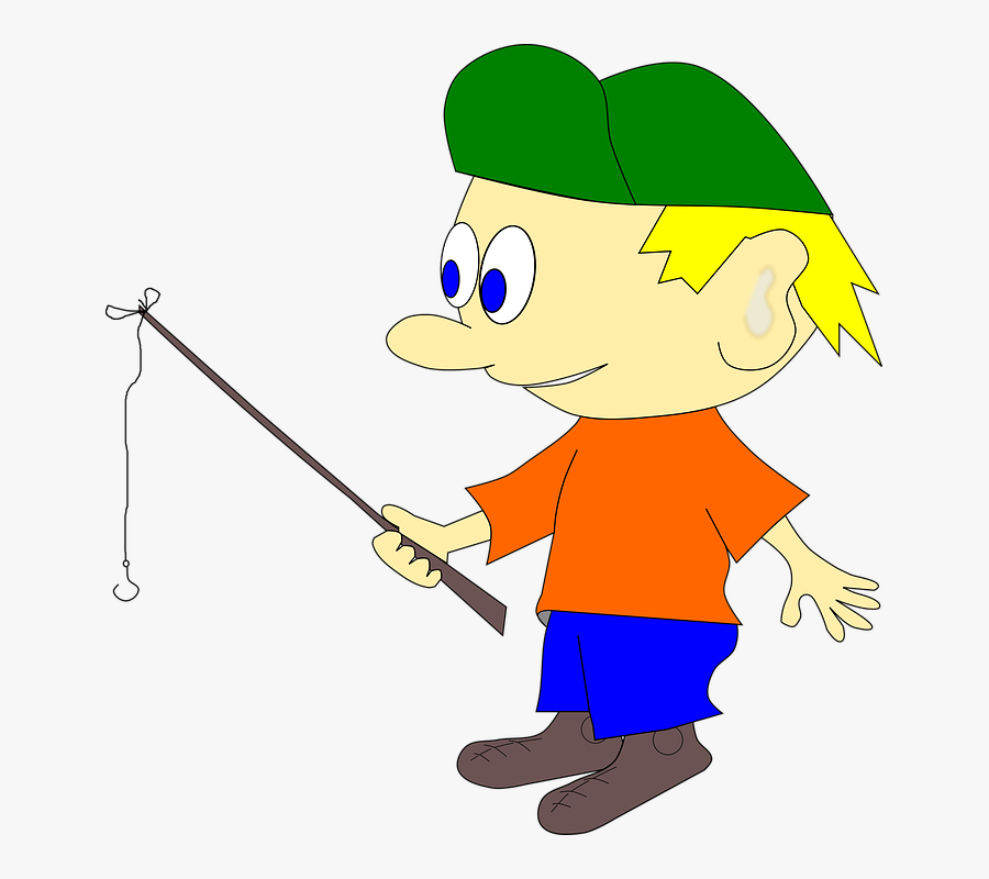 Fisherman, Boy, Children - Дете Рибар, Transparent Clipart