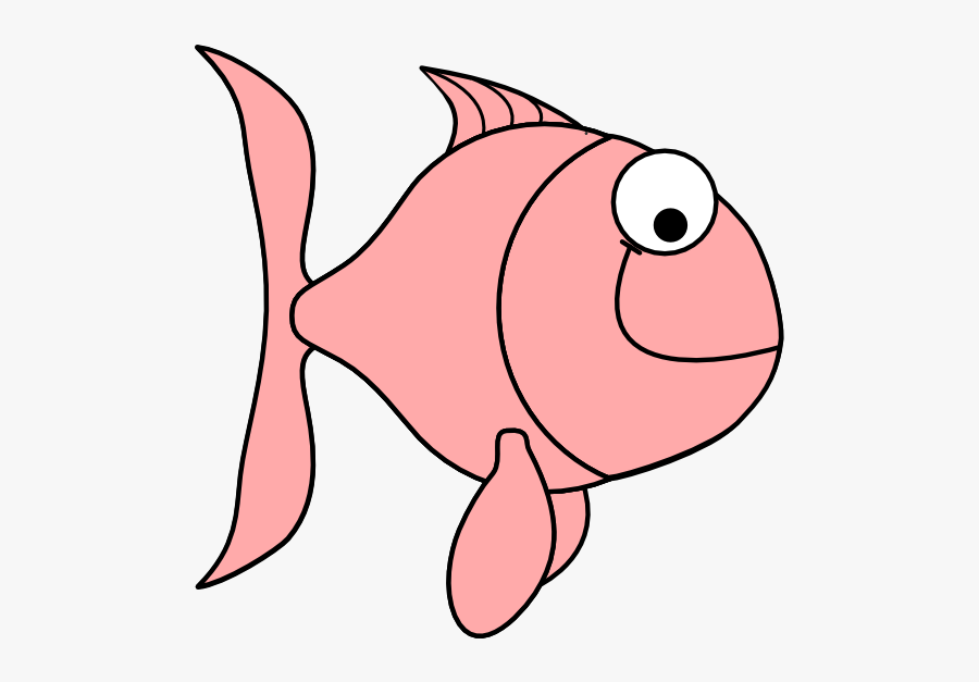 Cartoon Goldfish With Transparent Background, Transparent Clipart
