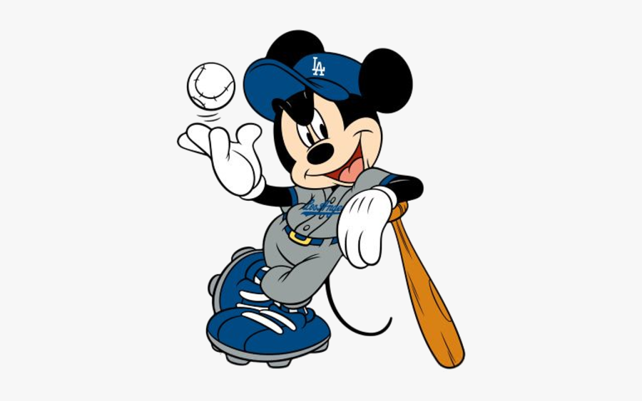 Dodgers Clipart Free Images At Vector Clip Art Transparent - Mickey Mouse La Dodgers, Transparent Clipart